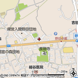 埼玉県入間市野田1393周辺の地図