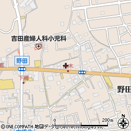 埼玉県入間市野田1230周辺の地図