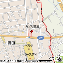 埼玉県入間市野田3078-2周辺の地図
