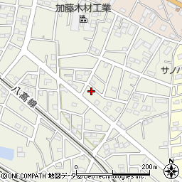 埼玉県飯能市笠縫385-7周辺の地図