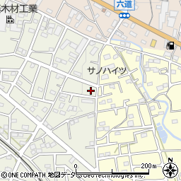 埼玉県飯能市笠縫351-7周辺の地図
