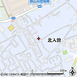 埼玉県狭山市北入曽558-11周辺の地図