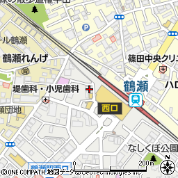 レインズ　鶴瀬店周辺の地図