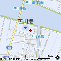 笹川漁協周辺の地図