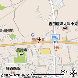 埼玉県入間市野田1384周辺の地図