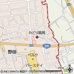 埼玉県入間市野田3078-3周辺の地図