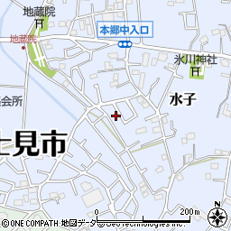 埼玉県富士見市水子1322周辺の地図