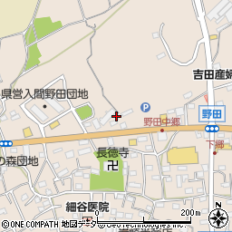 埼玉県入間市野田1395周辺の地図