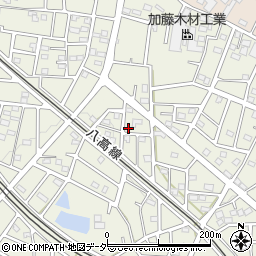 埼玉県飯能市笠縫128-4周辺の地図