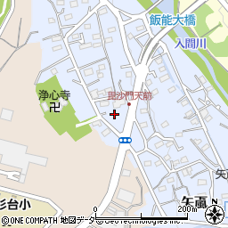 埼玉県飯能市矢颪232周辺の地図