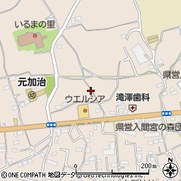 埼玉県入間市野田1952周辺の地図