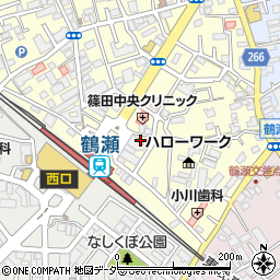 ＴＥＲＩＯＳ　ＴＩＭＥ１６２鶴瀬駅東口駐車場周辺の地図