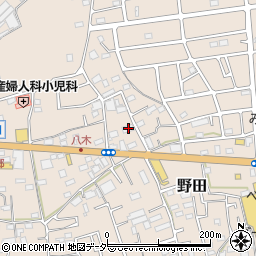 埼玉県入間市野田1216周辺の地図