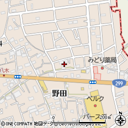 埼玉県入間市野田3051周辺の地図