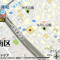 ダイエー南浦和東口店周辺の地図