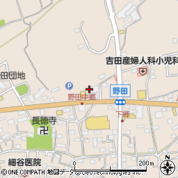 埼玉県入間市野田1383周辺の地図