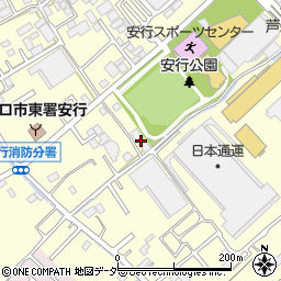 埼玉県川口市安行領家909-3周辺の地図