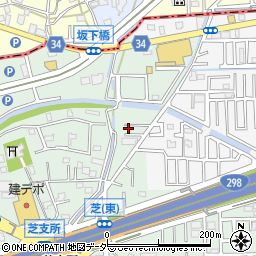 埼玉県川口市芝4586周辺の地図