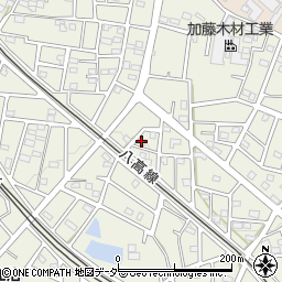 埼玉県飯能市笠縫410-19周辺の地図