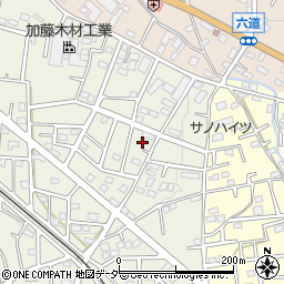 埼玉県飯能市笠縫361-5周辺の地図