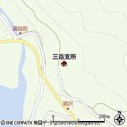 木曽町　教育委員会三岳教育事務所周辺の地図