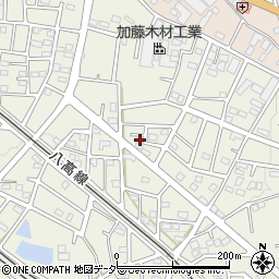 埼玉県飯能市笠縫388-7周辺の地図