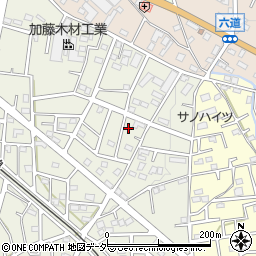 埼玉県飯能市笠縫366-5周辺の地図
