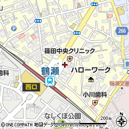 有限会社田中青果　生鮮市場鶴瀬店周辺の地図