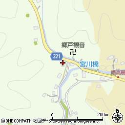 埼玉県飯能市上直竹下分29周辺の地図