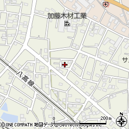 埼玉県飯能市笠縫389-2周辺の地図