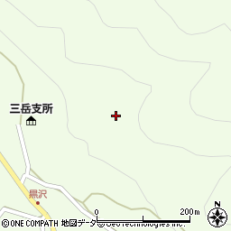 長野県木曽郡木曽町三岳合戸周辺の地図