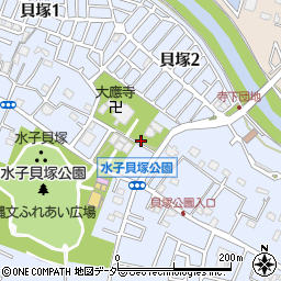 埼玉県富士見市水子1763周辺の地図