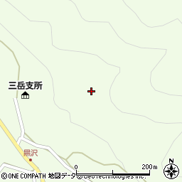 長野県木曽町（木曽郡）三岳（合戸）周辺の地図