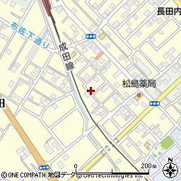 千葉県我孫子市布佐3396-1周辺の地図