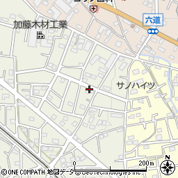 埼玉県飯能市笠縫361-4周辺の地図