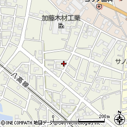 埼玉県飯能市笠縫389-1周辺の地図