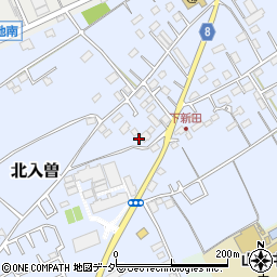 埼玉県狭山市北入曽618周辺の地図