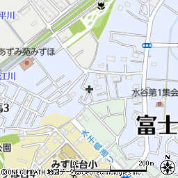 埼玉県富士見市水子153周辺の地図
