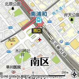 コレクション美容室南浦和店周辺の地図