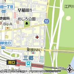 埼玉キーステーション三郷駅前周辺の地図