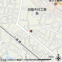 埼玉県飯能市笠縫388-9周辺の地図