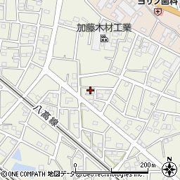 埼玉県飯能市笠縫388-8周辺の地図