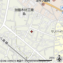 埼玉県飯能市笠縫392-1周辺の地図