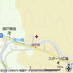 埼玉県飯能市下直竹471周辺の地図
