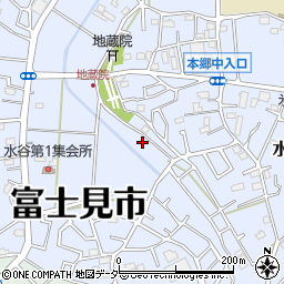 埼玉県富士見市水子721周辺の地図