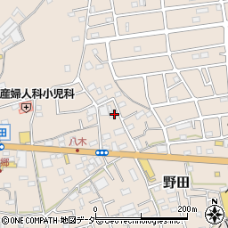 埼玉県入間市野田1217周辺の地図