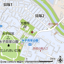 水宮神社周辺の地図