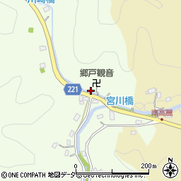 埼玉県飯能市上直竹下分17周辺の地図