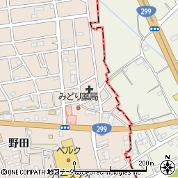 埼玉県入間市野田3039周辺の地図