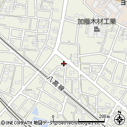 埼玉県飯能市笠縫410-9周辺の地図